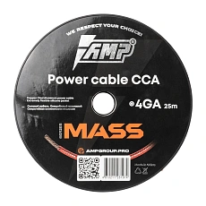 Провод силовой AMP MASS 4Ga CCA Extremely flexible Красный алюминий оптом — цена от партии. Поставки для магазинов и установочных центров | AMPGROUP
