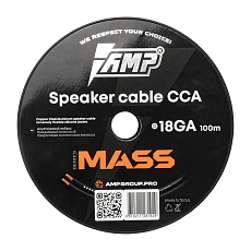 Провод акустический AMP MASS 18Ga CCA Extremely flexible (100м) алюминий оптом — цена от партии. Поставки для магазинов и установочных центров | AMPGROUP
