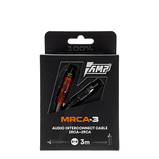 Провод соединительный AMP MRCA-3 Межблочный кабель-медь (3м) оптом — цена от партии. Поставки для магазинов и установочных центров | AMPGROUP
