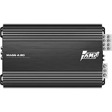 Усилитель AMP MASS 4.80 оптом — цена от партии. Поставки для магазинов и установочных центров | AMPGROUP
