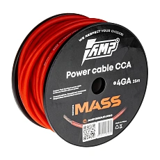 Провод силовой AMP MASS 4Ga CCA Extremely flexible Красный алюминий оптом — цена от партии. Поставки для магазинов и установочных центров | AMPGROUP
