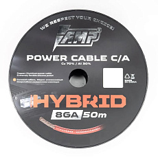 Провод силовой AMP HYBRID 8Ga C/A Extremely flexible (50м) медь 70%+алюминий 30% оптом — цена от партии. Поставки для магазинов и установочных центров | AMPGROUP
