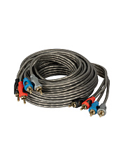 Провод соединительный AMP FRCA-54 (4RCA) Межблочный кабель-медь+экран (5м) (40) оптом — цена от партии. Поставки для магазинов и установочных центров | AMPGROUP
